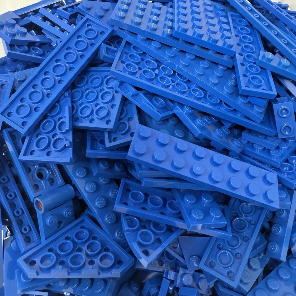 Blue LEGO Bricks Plates & More Bulk‎ Lot – 2lb 0.3oz Bag Sorted by Color
